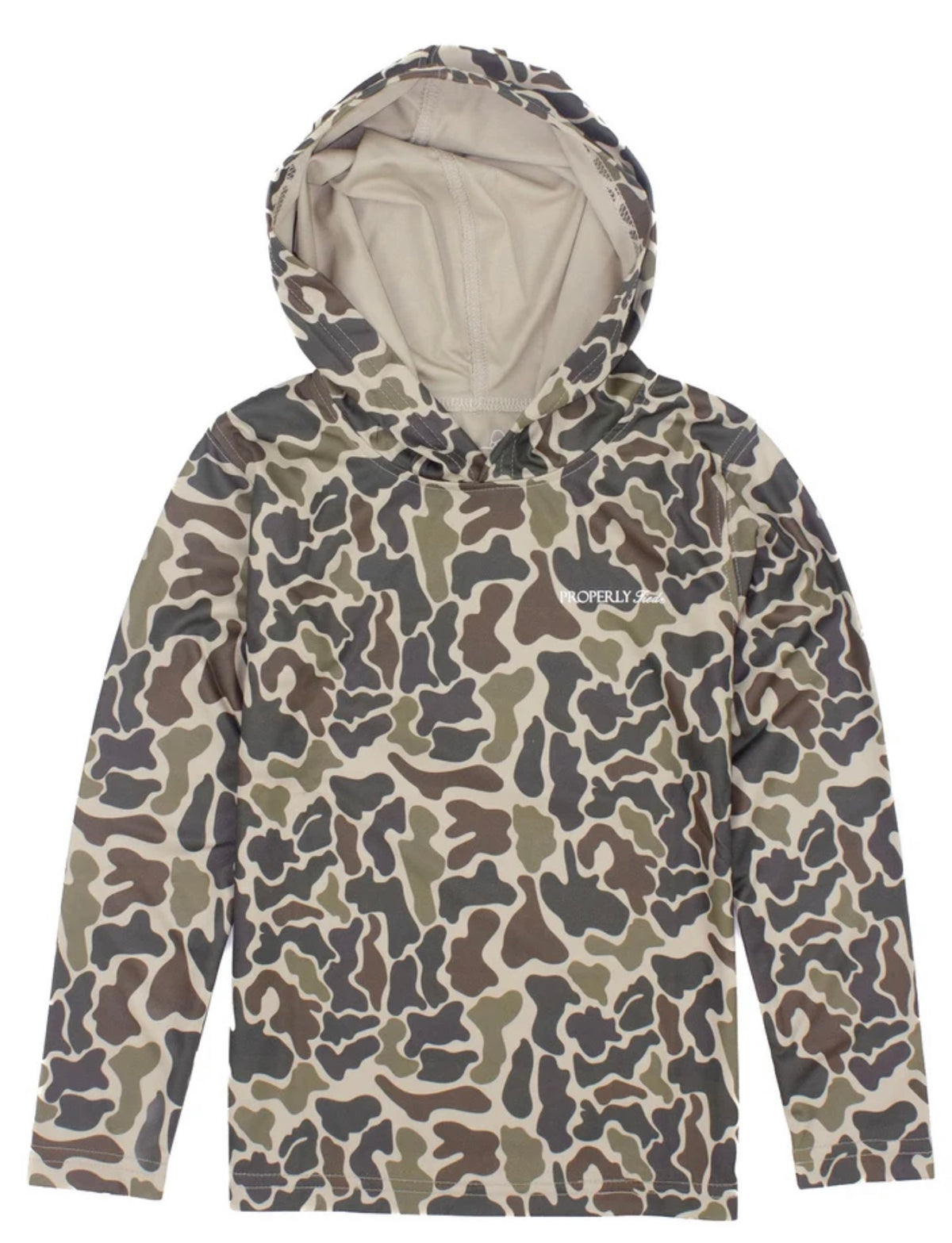Boys Sportsman Performance Hoodie Vintage Camo