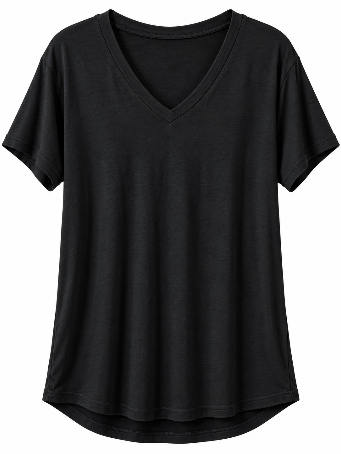 Soft V-Neck Short Sleeve