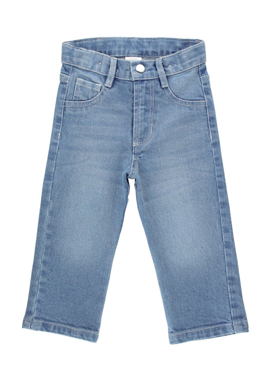 Light Wash Straight Jeans