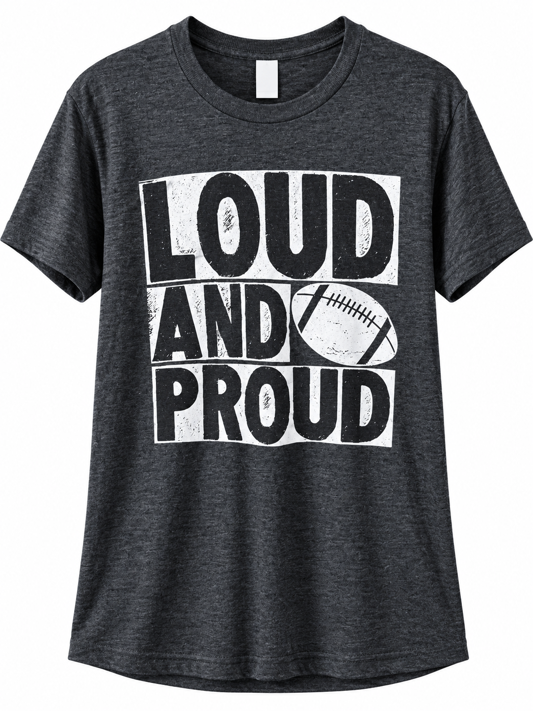 Loud and Proud Football Tee