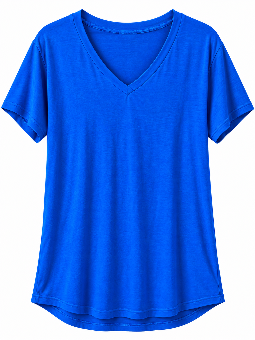 Soft V-Neck Short Sleeve