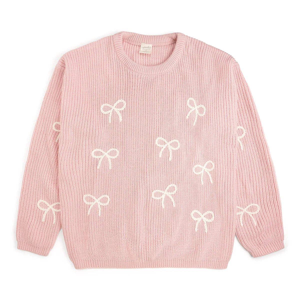 All Over Bows Knit Sweater