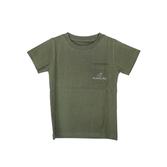 Boys Turkey Mount SS Olive