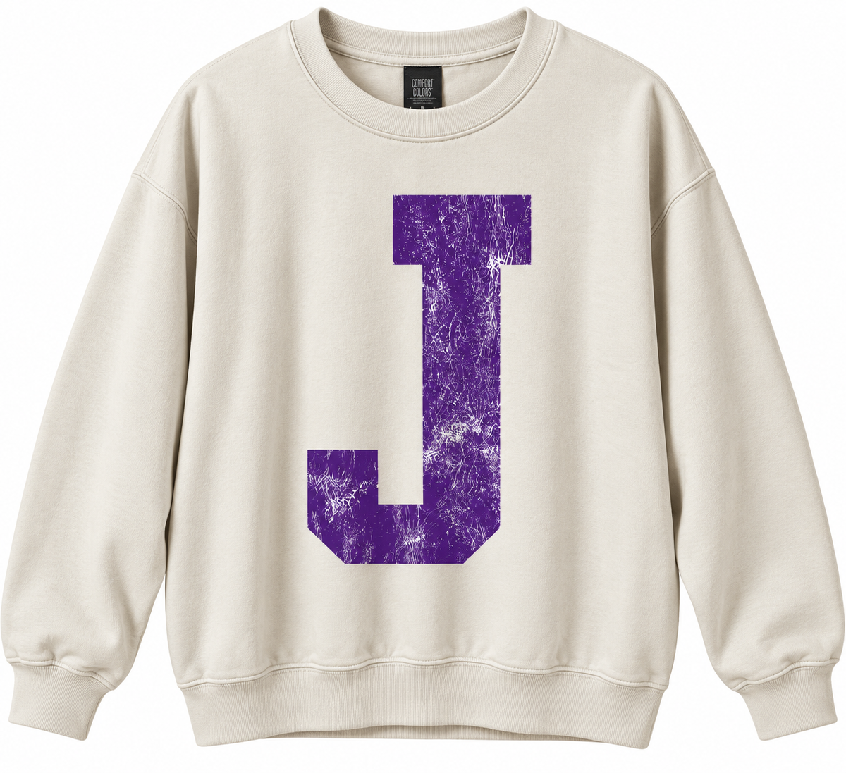 Purple "J" Sweatshirt