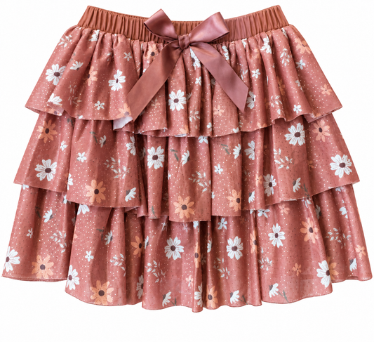 Ditsy Fall Floral Tutu Skirt