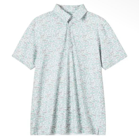 Men's Performance Polo Shirt - Marsh Camp
