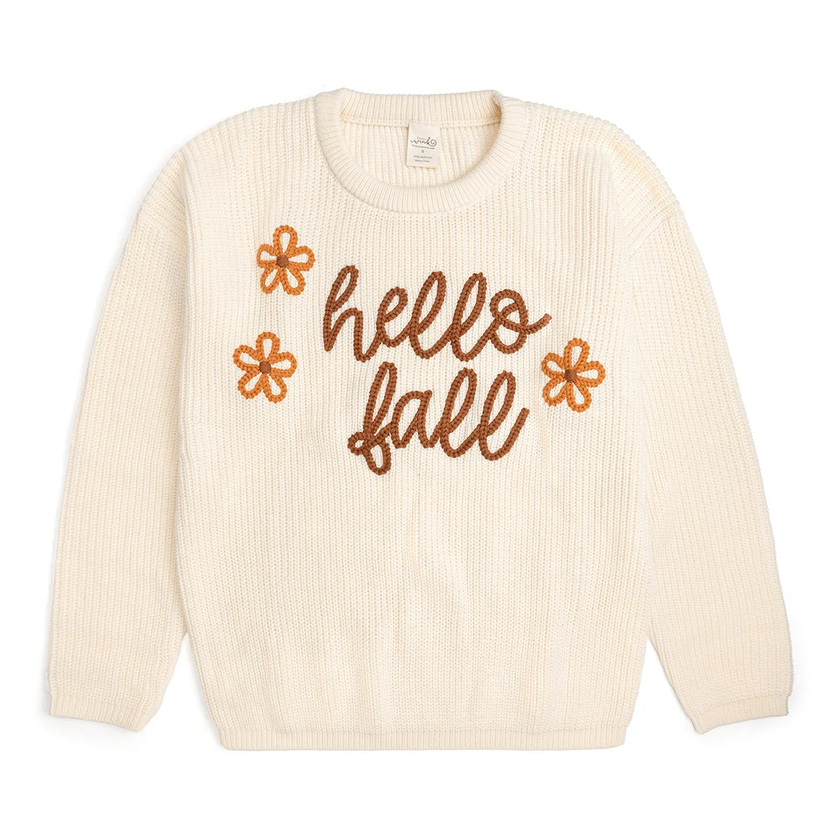 Girls Hello Fall Sweater