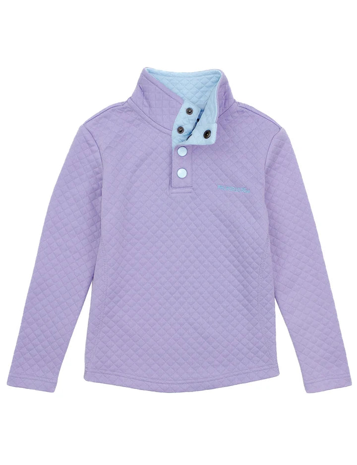 Girls Social Pullover Purple