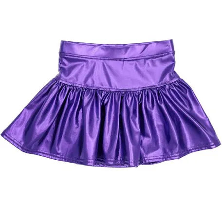 Metallic Purple Skorts
