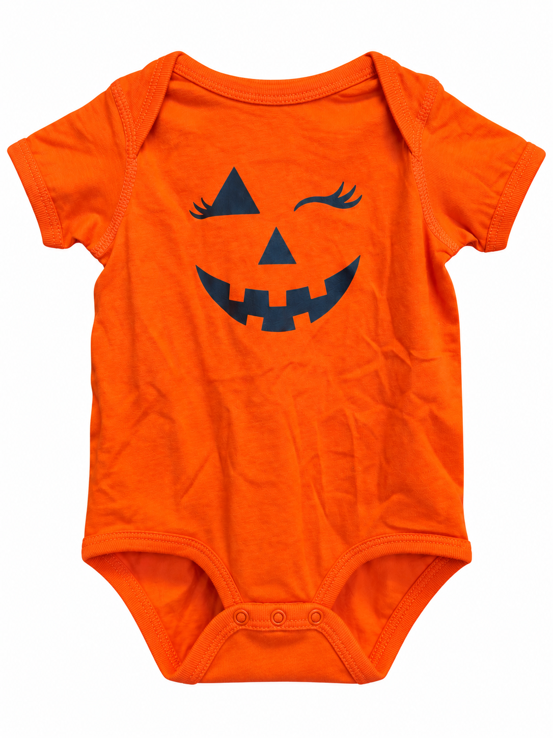 Baby Pumpkin with Wink Onesie