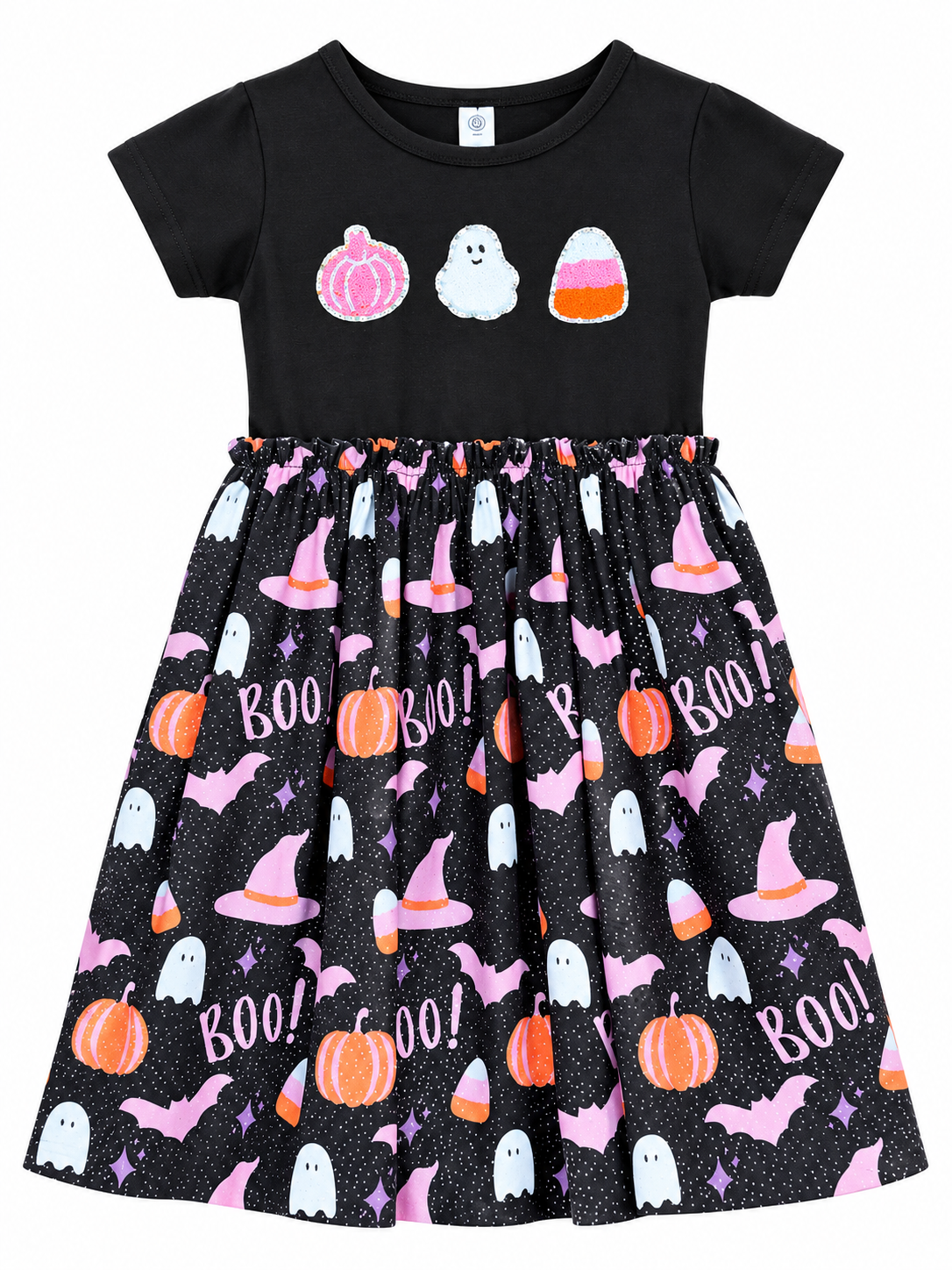 Boo Patch Tutu Dress