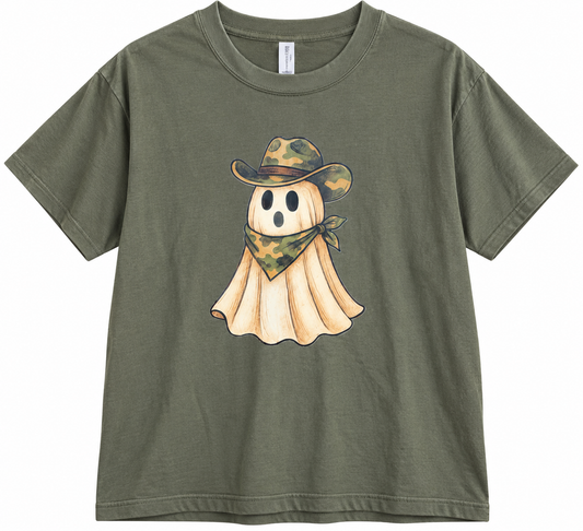 Camo Cowboy Ghost Tee