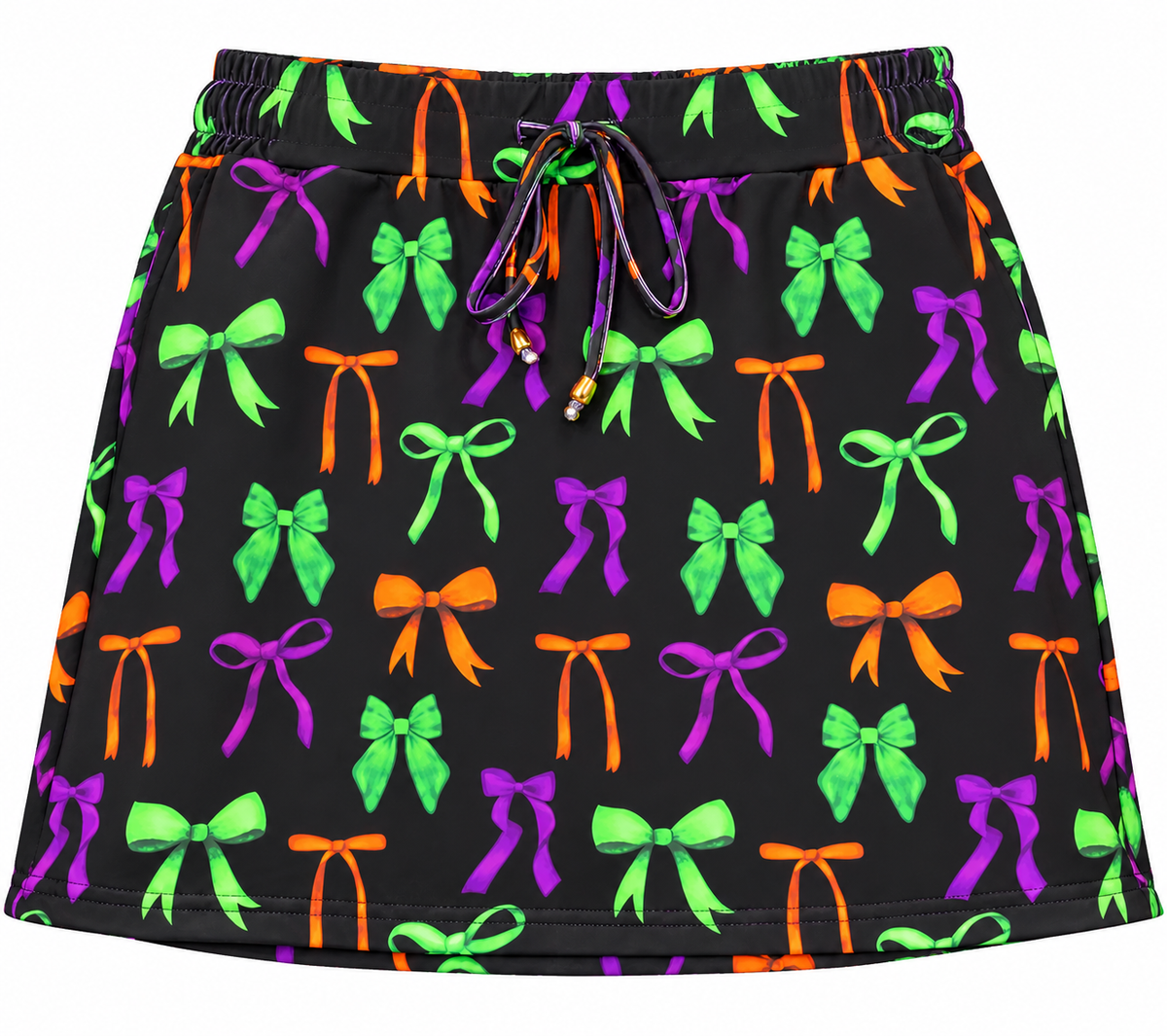 Halloween Bow Skort