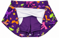 Load image into Gallery viewer, Purple Halloween Bow & Candy Skort
