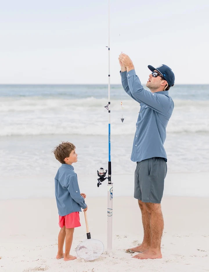 Boys Reeltech Fishery Shirt Dusk Blue