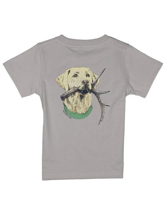 Boys Antler Lab SS Ice Grey