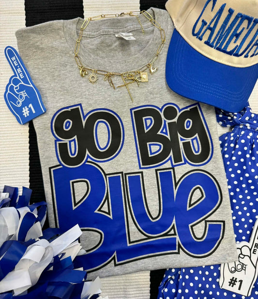 Go Big Blue Graphic Tee