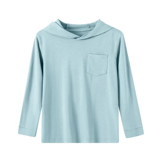 Kids Lightweight Hoodie - Blue Pastel