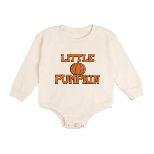 Little Pumpkin Patch Long Sleeve Romper