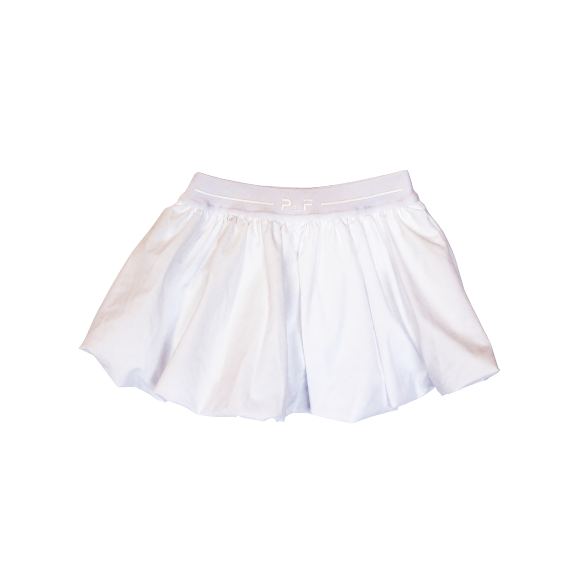 White Bubble Skort