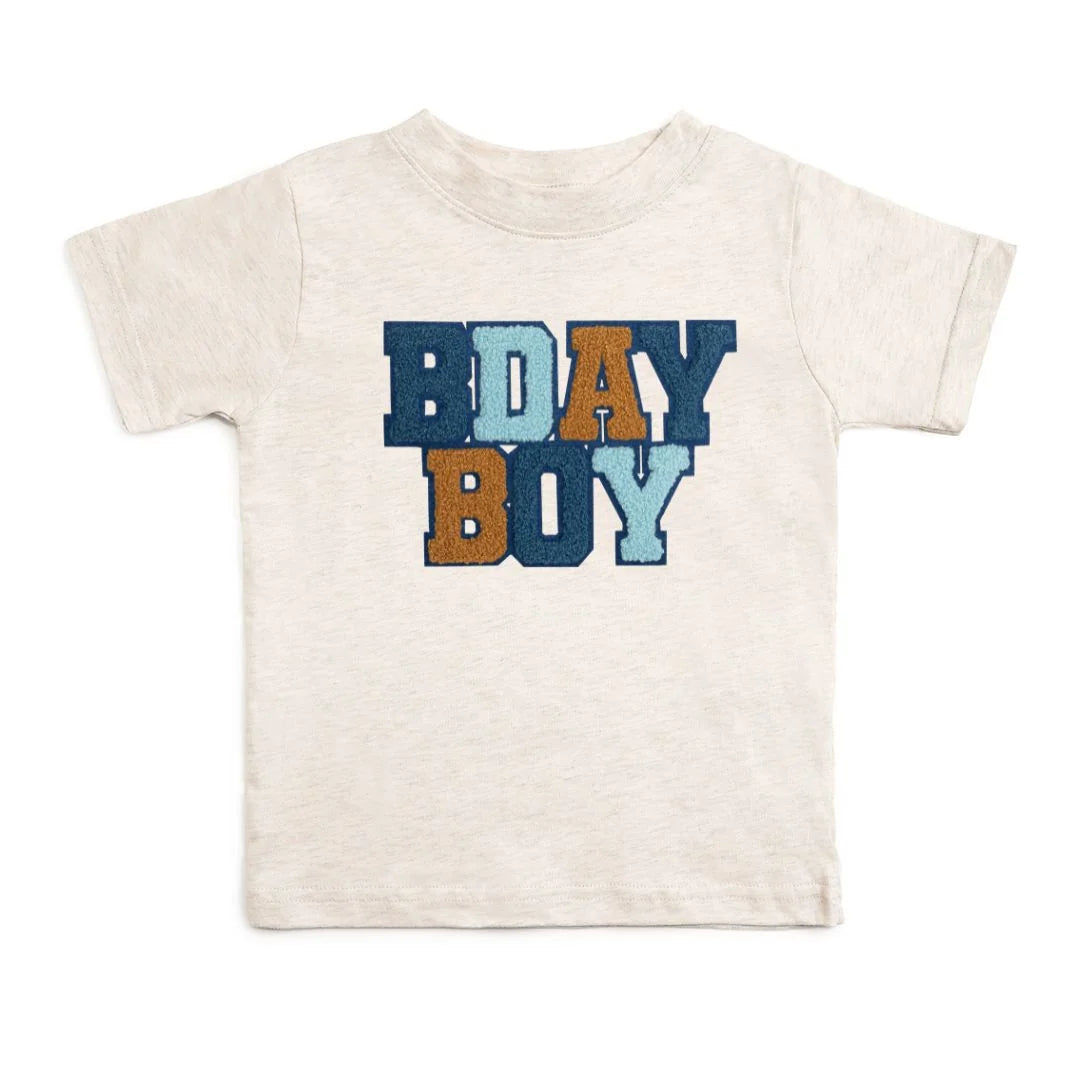 Birthday Boy Patch Short Sleeve T-Shirt